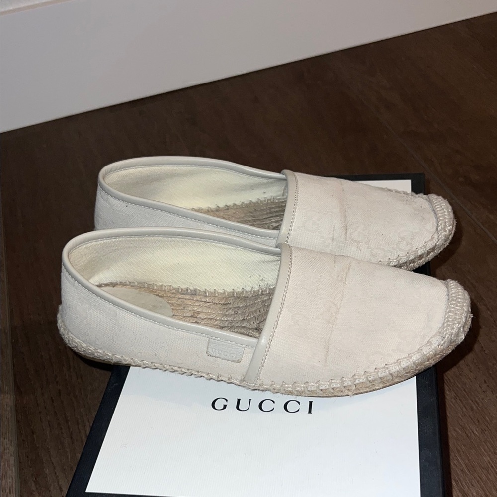 Gucci espadrilles 37 tan